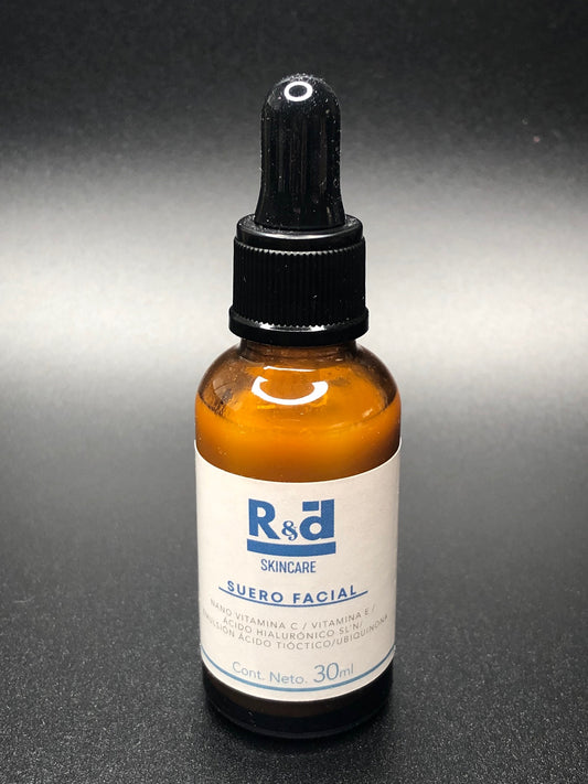 Suero de ácido hialurónico al 3% | vitamina C al 10% | Vitamina E 1% | Emulsión Antioxidante 5% 30 ml